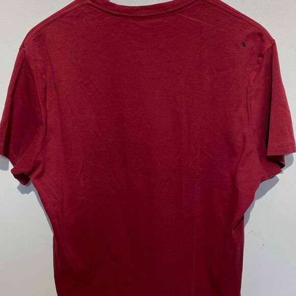 Monastery Couture Men's Red Cotton Crew Neck Short Sleeve T-Shirt Size Large - Picture 5 of 8